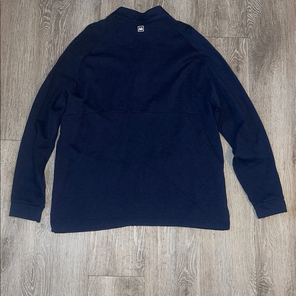 Mizzen + Main Men's Full Zip Jacket ProFlex Performance Navy Size xl blue